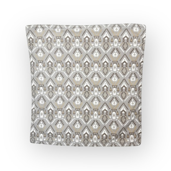 Carter's Baby Blanket Gray Aztec Fleece Gray White Southwestern Soft Tan Carters - Picture 1 of 6